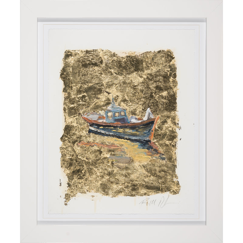 Gold Coast Boat 1 Print by Robert Robinson