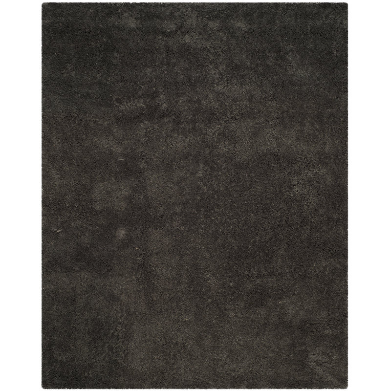 Classic Shag Hand Tufted Performance Solid Color Rug, Rectangle 7'6" x 9'6"