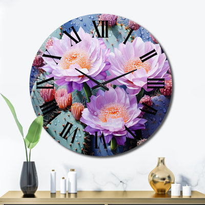 Siljan - Floral Wall Clock