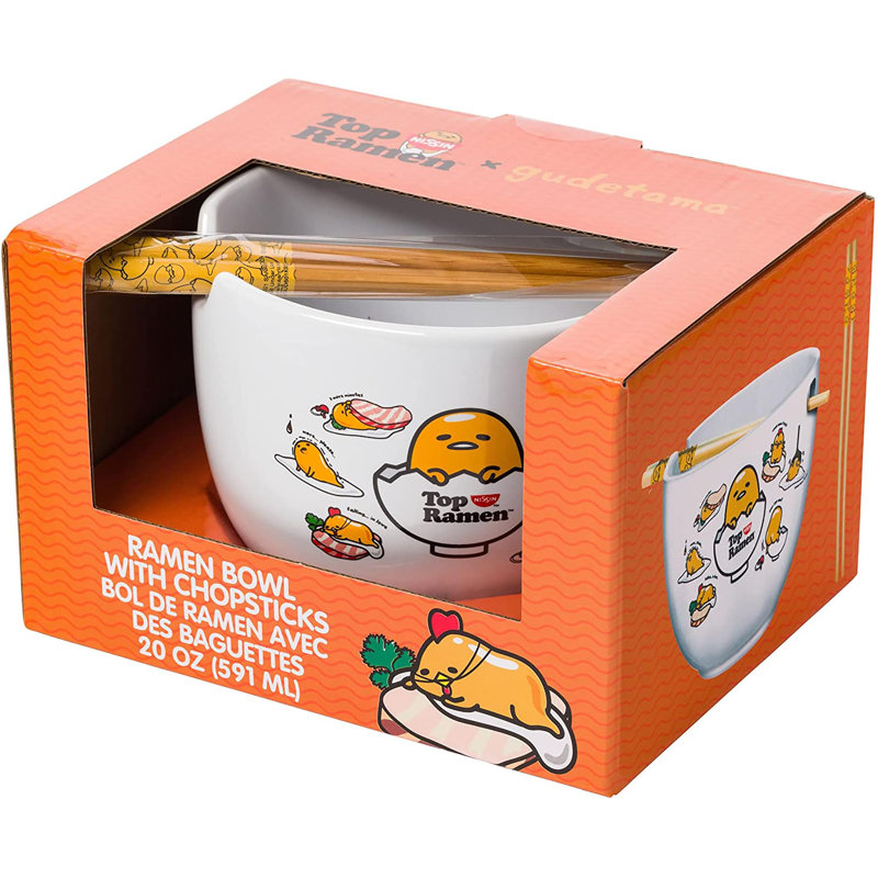 24 oz Bol Sanamen Gudetama Ramen