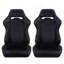 2 pièces Universal Racing Seats Stitch Leather