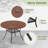 4-Person Outdoor Patio Dining Set With Stackable Chairs-328146070