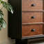 Armoire de rangement de salon rétro-129456404
