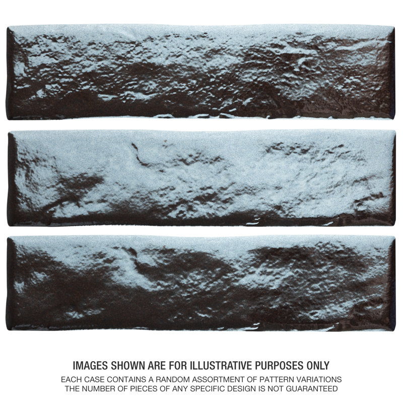 Orion 3" x 11" Ceramic Brick Look Subway Wall Tile