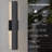 Mosra Modern Minimalist Black Outdoor LED Wall Sconce-1350847494