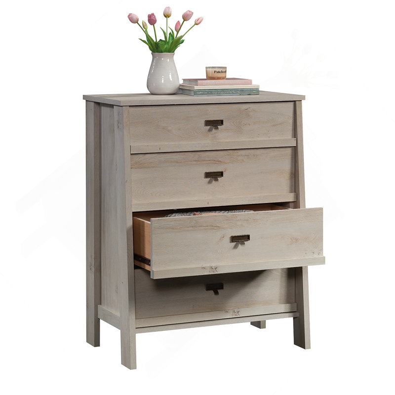 Commode de rangement à 4 tiroirs pour chambre à coucher