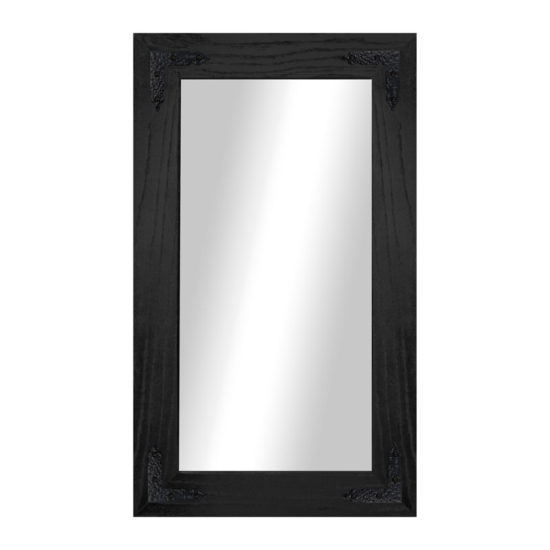 Miroir Gracie Oaks, Noir, noir, noir, noir, 20 po x 33 po