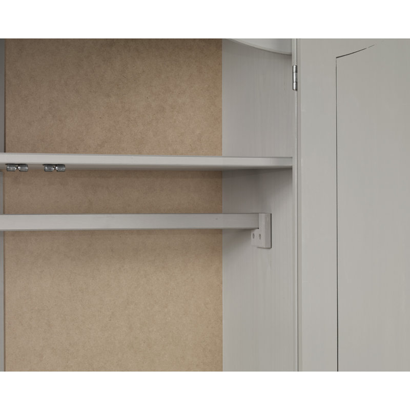 Bridewell 2 Door Wardrobe, Grey