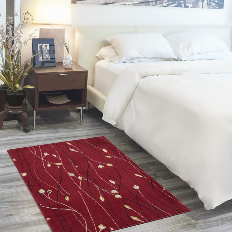 Tapis rouge Bo Botanical Eclectic, Rectangle 3 pi x 5 pi