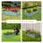 Rondrick Galvanized Steel Outdoor Raised Garden Bed - Green - 4' W x 2' D x 1' H-296716292-296716295