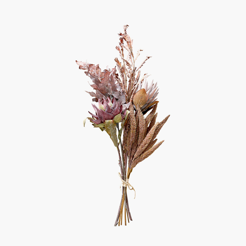 Mulberry Brown Dried Flower Bunch, Mulberry Brown, Purple