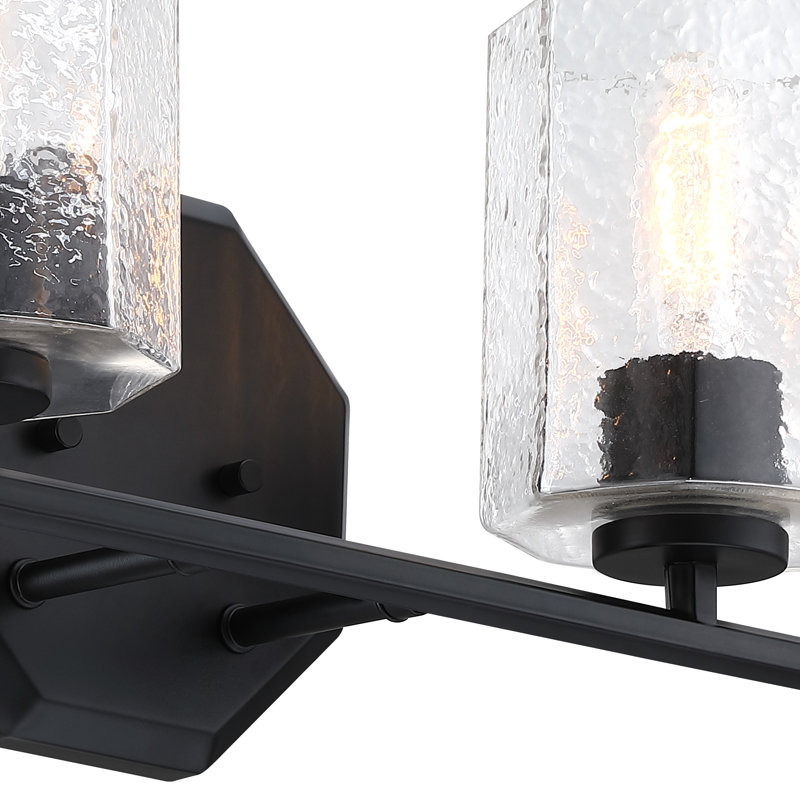 Aloisio - Éclairage de meuble-lavabo à intensité variable, Noir mat, 2