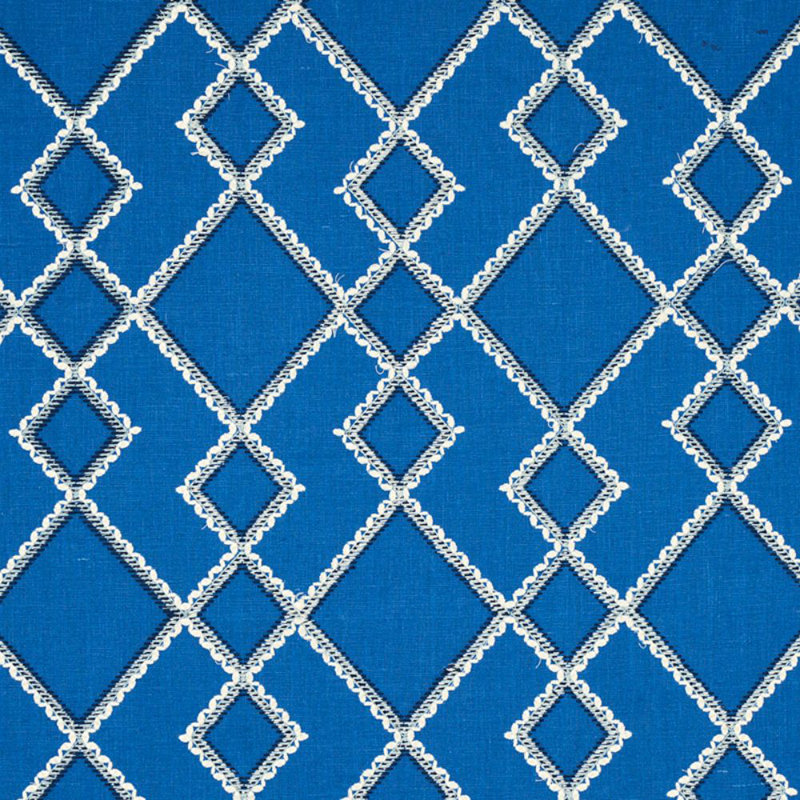 Tissu de broderie Branson, Bleu