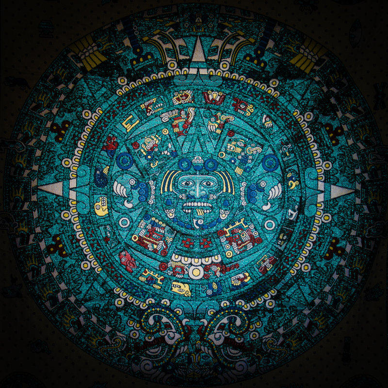 Mayan Calendar by Niciak - Wrapped Canvas Print, 76cm H x 76cm W