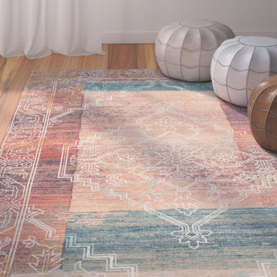 Amanda Hand Loomed Performance Geometric Rug