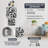 Rhyley Metal Wall Clock
