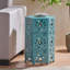 Table d'appoint 14 po Teal Iron - Légère découpe pour patio, collation et boisson