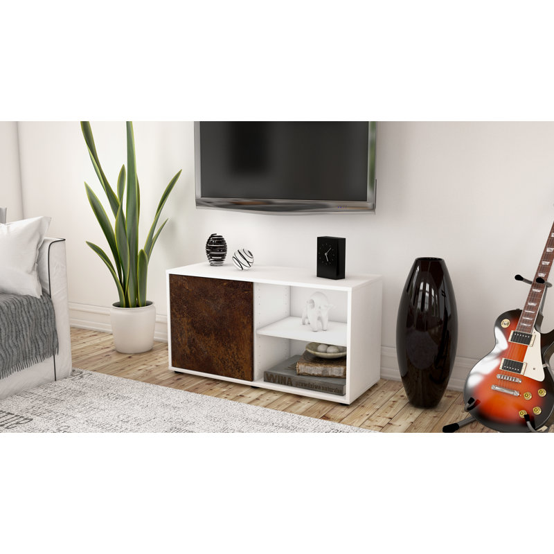 Jaren 91.8cm W Chest of Drawers, White/Dark brown