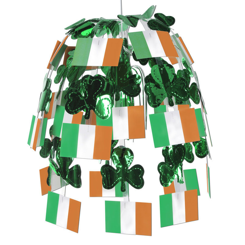 Décoration murale en cascade drapeau irlandais Araminta