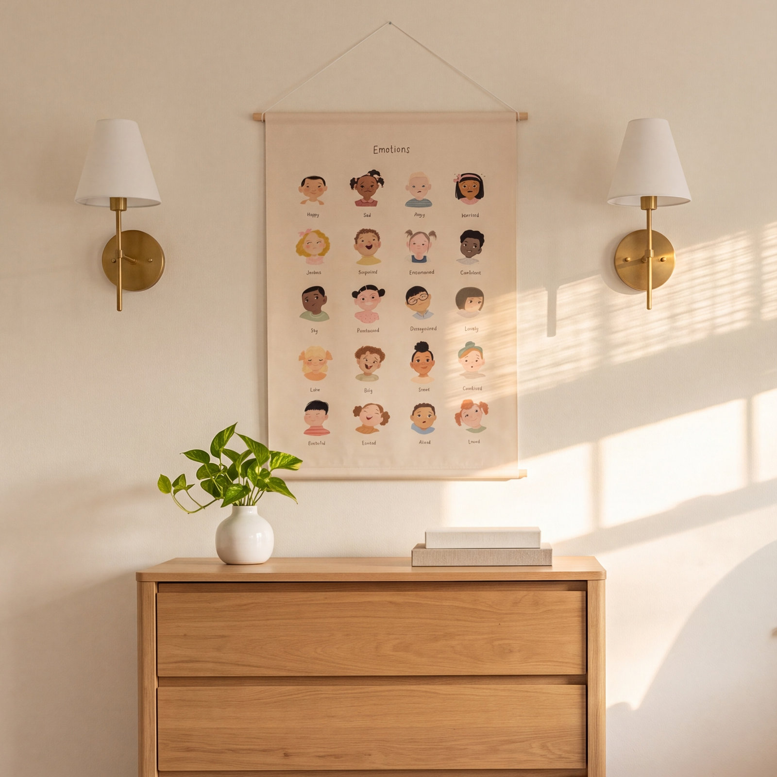 Suede Poster Wall Hanging