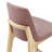 Amar Bar Stool In Fabric And Natural Ash Base - Set Of 1-347543989