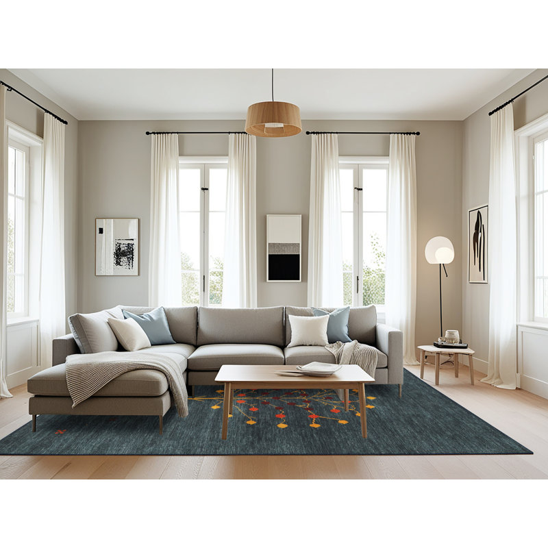 Tapis olive clair Barina, Rectangle 8 pi x 10 pi