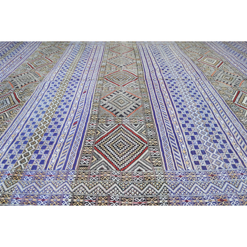 One-of-a-Kind Rectangle 6'11" X 9'9" Hand Knotted Area Rug