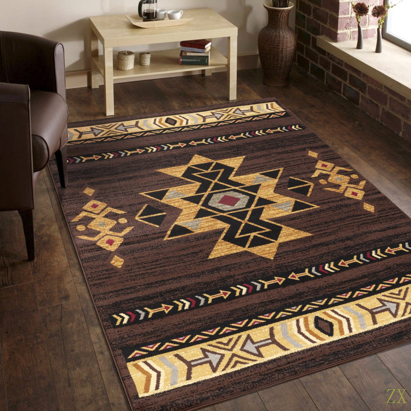 Tribes GC_YLS4005  7 Ft. 10 In. X 10 Ft. 3 In. Southwest Area Rug, Rectangle 7'10" x 10'3"