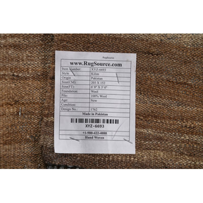 Tapis moderne Earth Tone Kilim