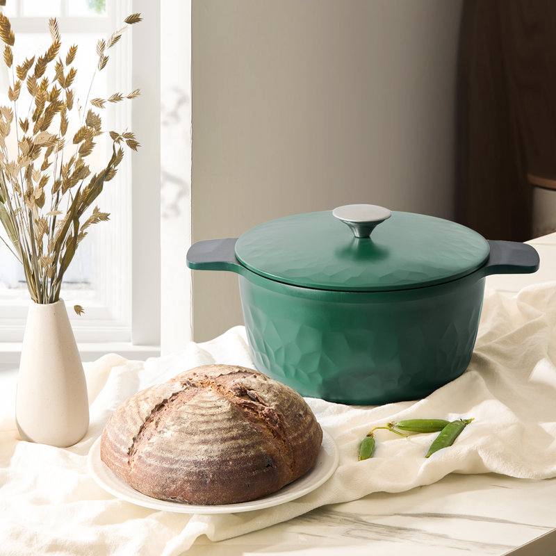 Cocotte ronde en aluminium 5 pte Chef Power, Green