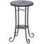 Round Metal Outdoor Bistro Table , 35.5cm W 35.5cm D