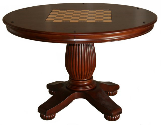 Fairfield Dark Cherry 3 in 1 Pedestal Game Table