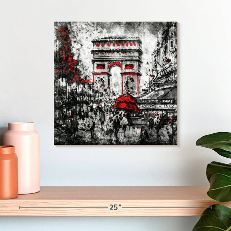 Nicci Arc De Triomphe Pop, H 16 po x l 16 po