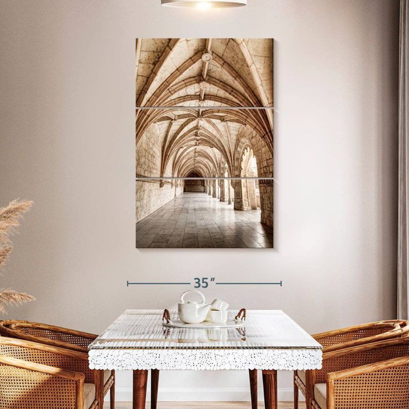 Nicci Jeronimos Monastery Corridor, 50" H x 32" W