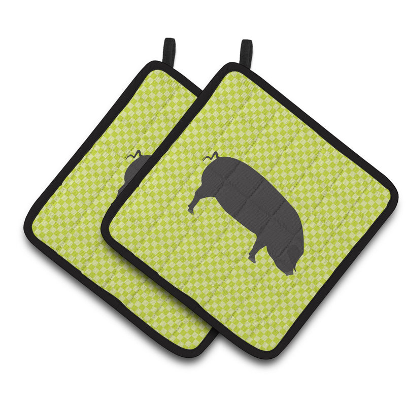 Caroline's Treasures Polyester Potholder, Green