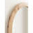 Burlwood Oval Wall Mirror
