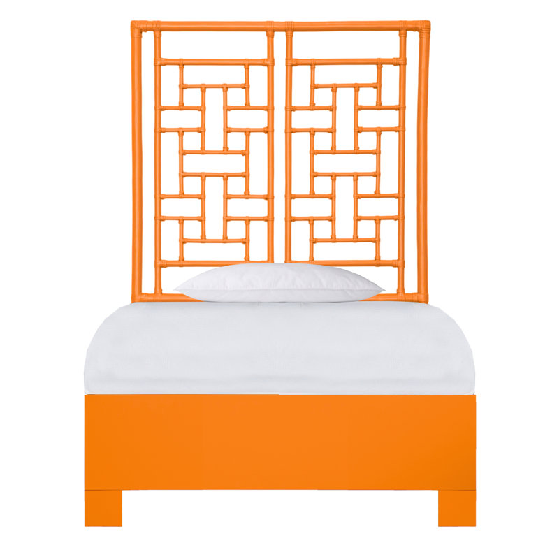 Lit plateforme Ohana, Simple TG, Citrus Orange