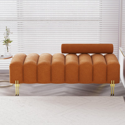 Ylario Channel Tufted Upholstered Bench by Mercer41