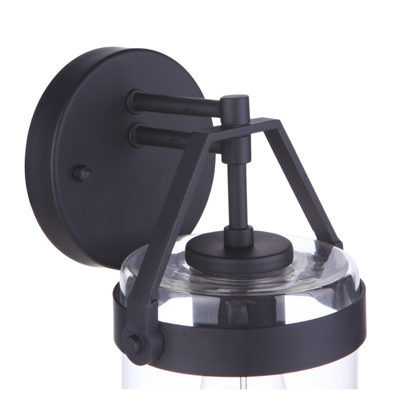 Lanterne murale d'extérieur Steadham Midnight, H 13 po x l 6,38 po x P 7 po