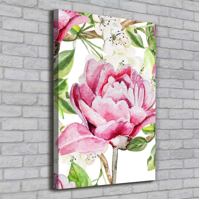 Peony - Wrapped Canvas Print
