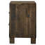 Table d'appoint rectangulaire avec rangement, table de chevet à 2 tiroirs pour la chambre à coucher