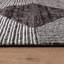 Tapis noir à rayures géométriques ivoire-1160973096