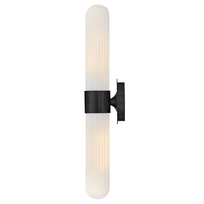 Hinkley Nina Large Two Light Sconce, Black