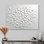 «Summer White Butterflies In The Sky - Abstract Collages», reproduction d'art sur toile blanche contemporaine