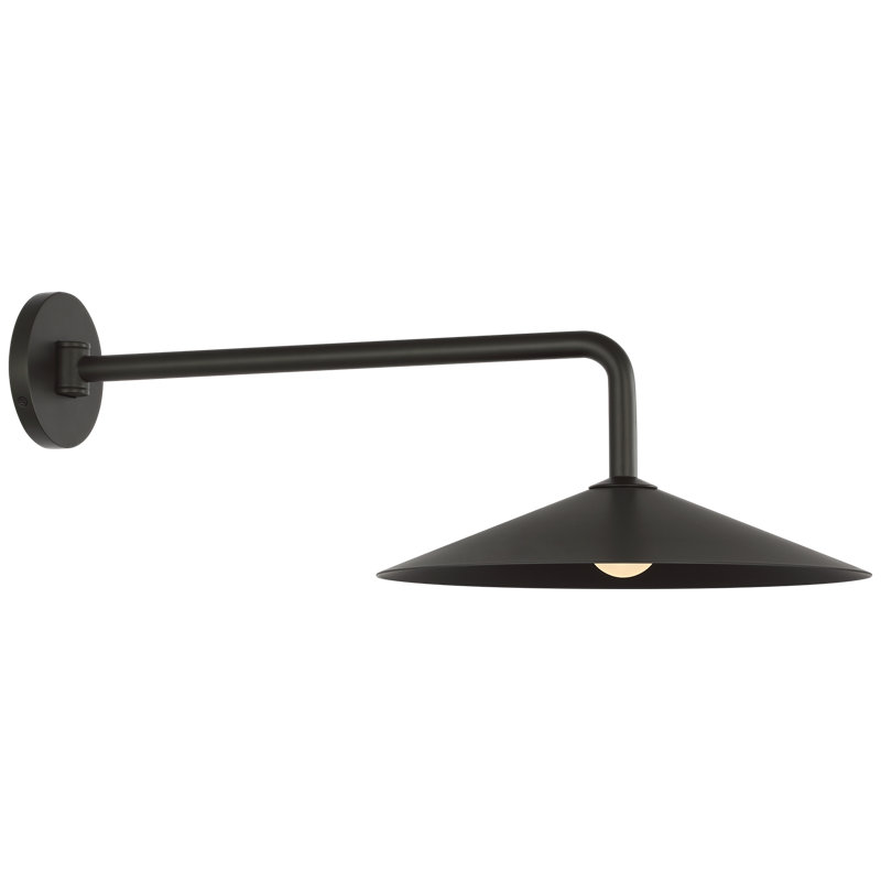 Amber Lewis Ponce 9" Sconce, Iron, 8.5" H x 13" W x 23.75" D, Modern Iron