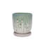 Ensemble de 2 pots de fleurs en céramique avec trou de drainage, pot à fleurs moderne de 8 po-1062101913