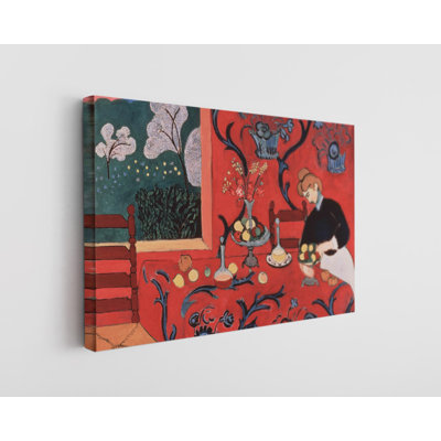 Henri Matisse The Red Room Canvas Print
