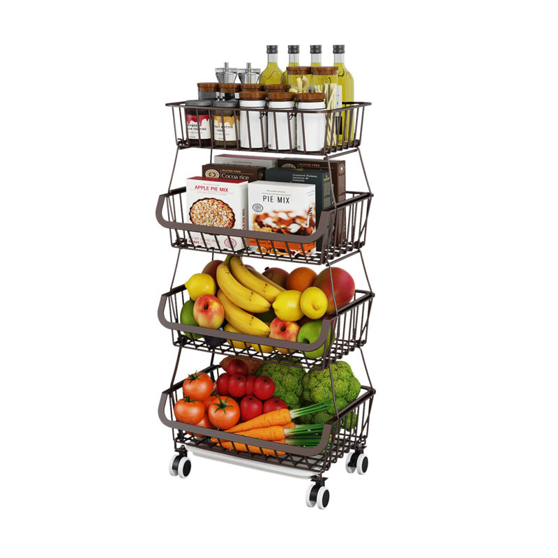 79.2cm H x 40cm W Utility Cart, Bronze