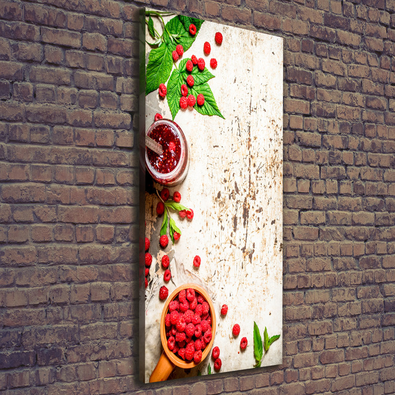 Raspberry Jam - Wrapped Canvas Print