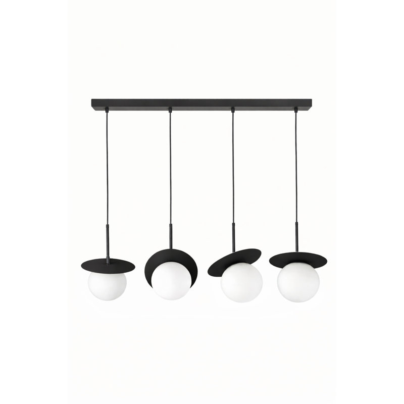- Light Pendant, 120cm H x 95cm W, Black